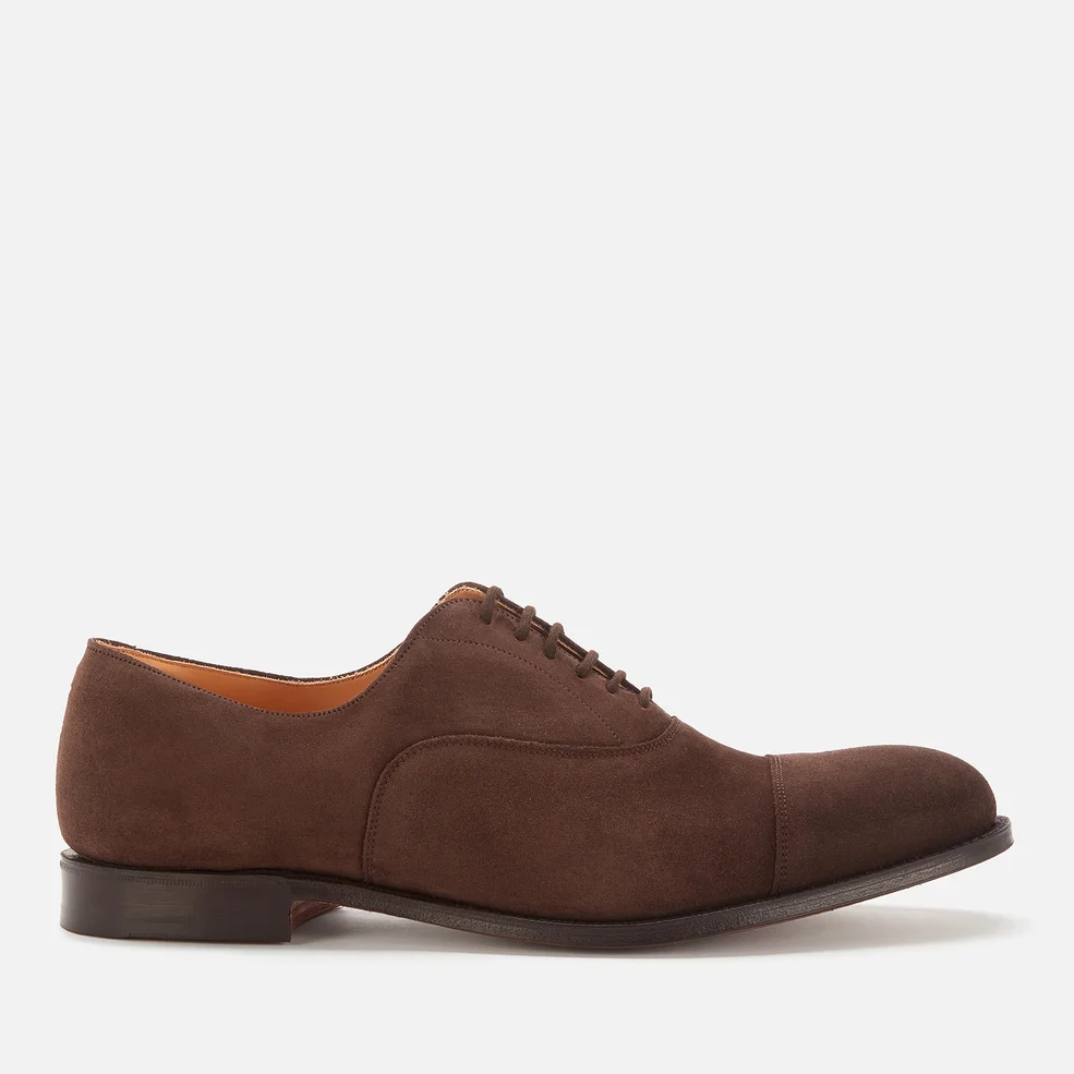 Church's Men's Dubai Suede Toe Cap Oxford Shoes - Brown Image 1