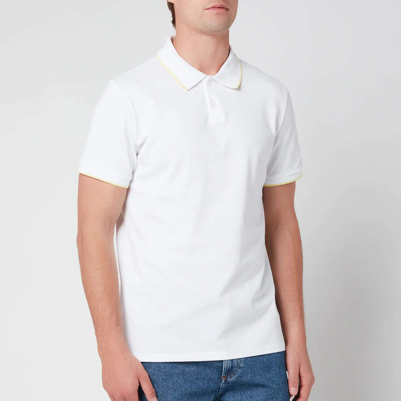 A.P.C. Men's Max Polo Shirt - White Image 1