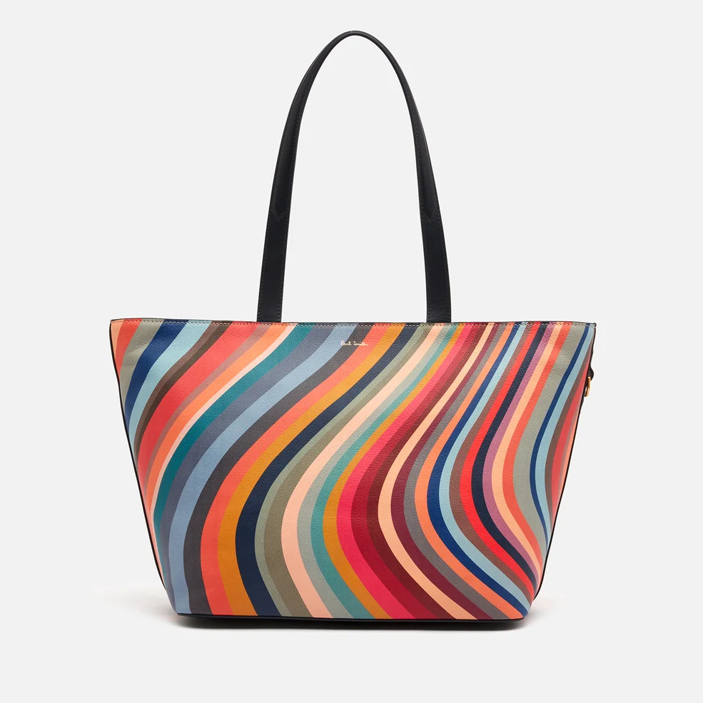 Paul Smith Women's Women Bag E/W Tote Swirl - Multicolour Image 1