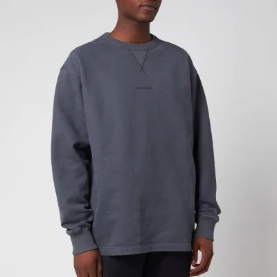 Acne Studios Men's Logo Print Sweatshirt - Slate Grey