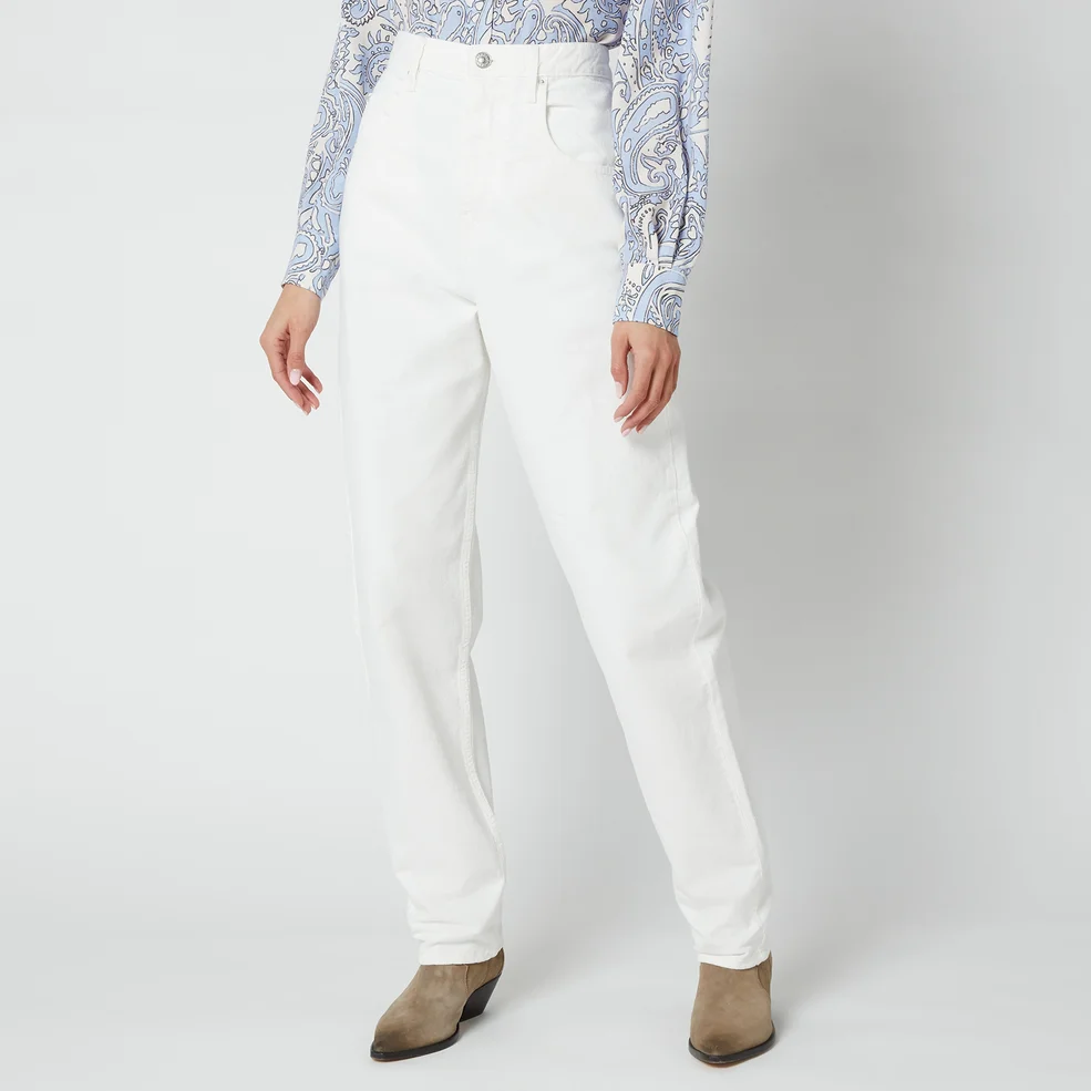 Marant Etoile Women's Corfy Jeans - White Image 1