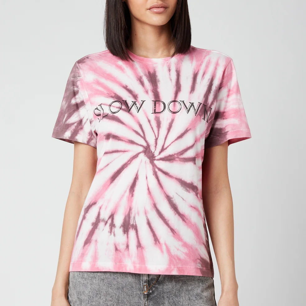 Marant Etoile Women's Zewel Slow Down T-Shirt - Pink Image 1