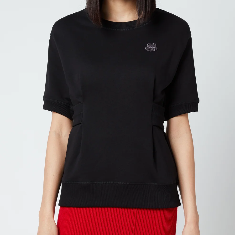 KENZO Women's Waisted Sweatshirt - Black - Image 1