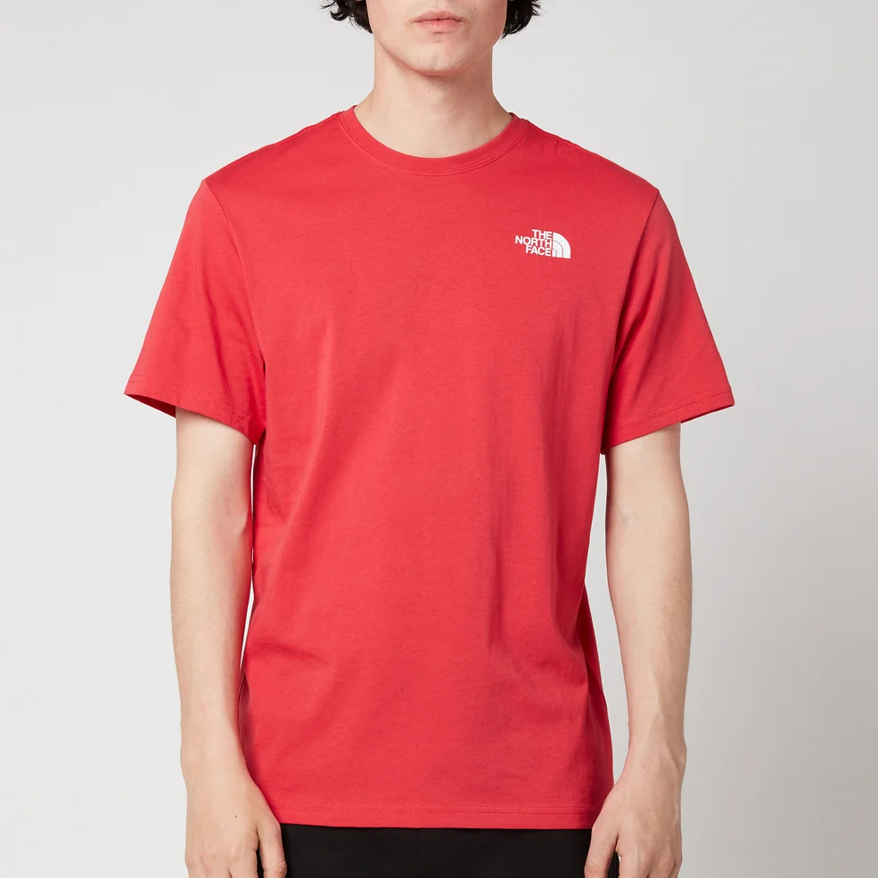 The North Face Men's Redbox Short Sleeve T-Shirt - Rococco Red Image 1