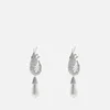 Shrimps Women's Shrimp Crystal Earrings - Cream & Silver - Image 1