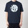 Lanvin Men's Printed Regular T-Shirt - Midnight Blue - Image 1