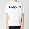 Lanvin Men's Embroidered Regular T-Shirt - White - Image 1