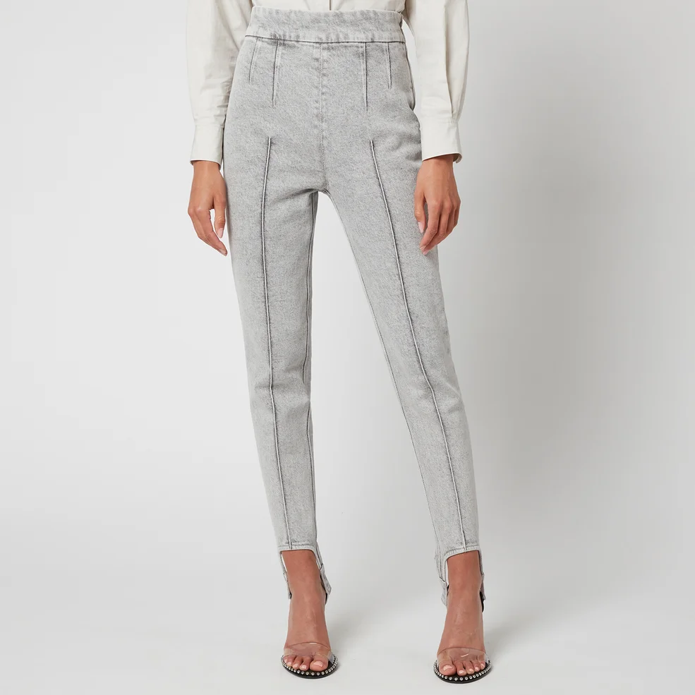 Marant Etoile Women's Nanouli Jeans - Light Grey Image 1