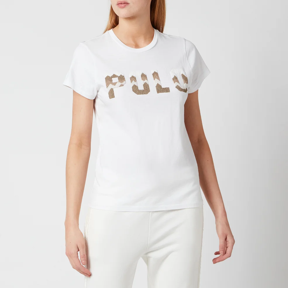 Polo Ralph Lauren Women's Logo Polo T-Shirt - White Image 1