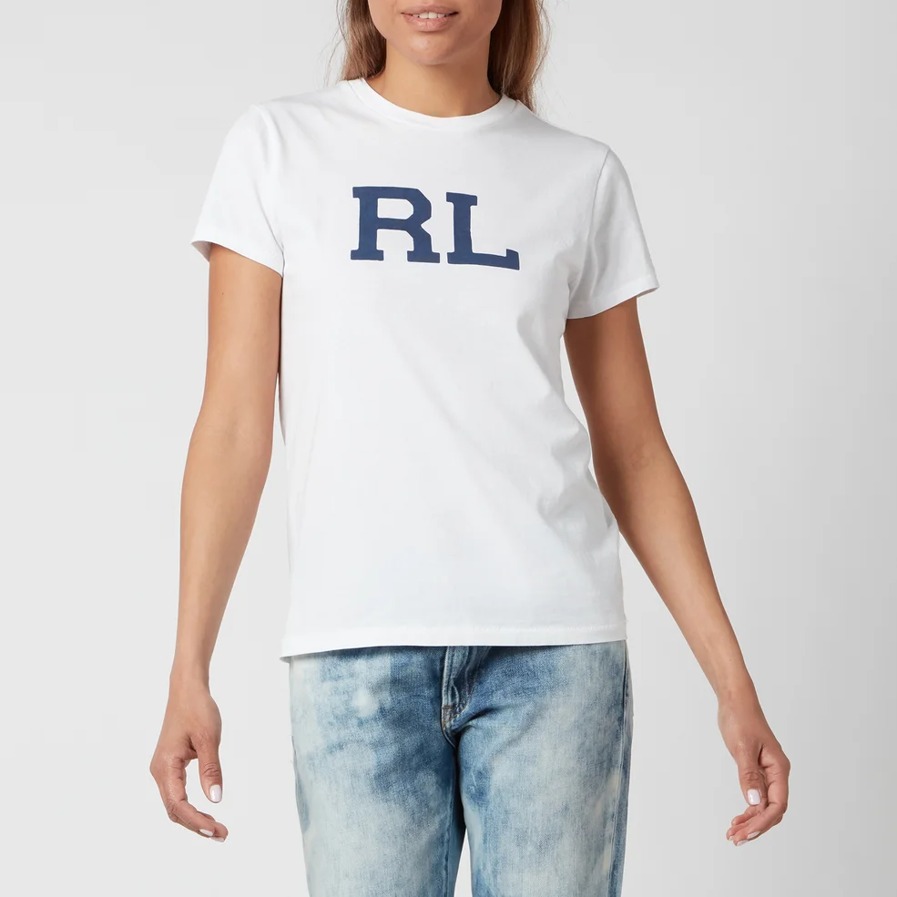 Polo Ralph Lauren Women's Rl Logo T-Shirt - White Image 1
