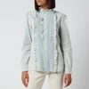 Polo Ralph Lauren Women's Denim Frill Shirt - Chambray - Image 1