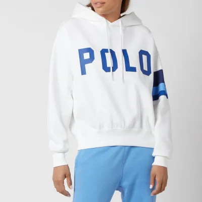 Polo Ralph Lauren Women's Polo Logo Relaxed Hoodie - White