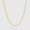 Tom Wood Men's Curb Chain M Gold - Sterling Silver/Gold - Image 1
