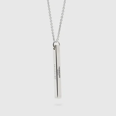 Tom Wood Men's Cube Chain - Sterling Silver