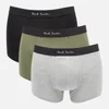 PS Paul Smith Men's 3-Pack Trunk Boxer Shorts - Black/Green/Grey - Image 1