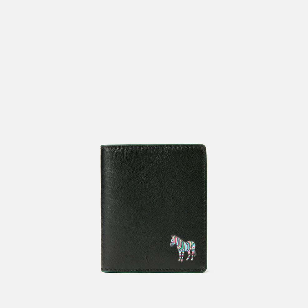 PS Paul Smith Men's Zebra Logo Slim Card Holder - Black Image 1