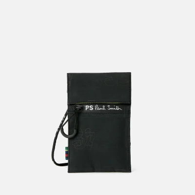 PS Paul Smith Men's Varsity Phonebag - Black