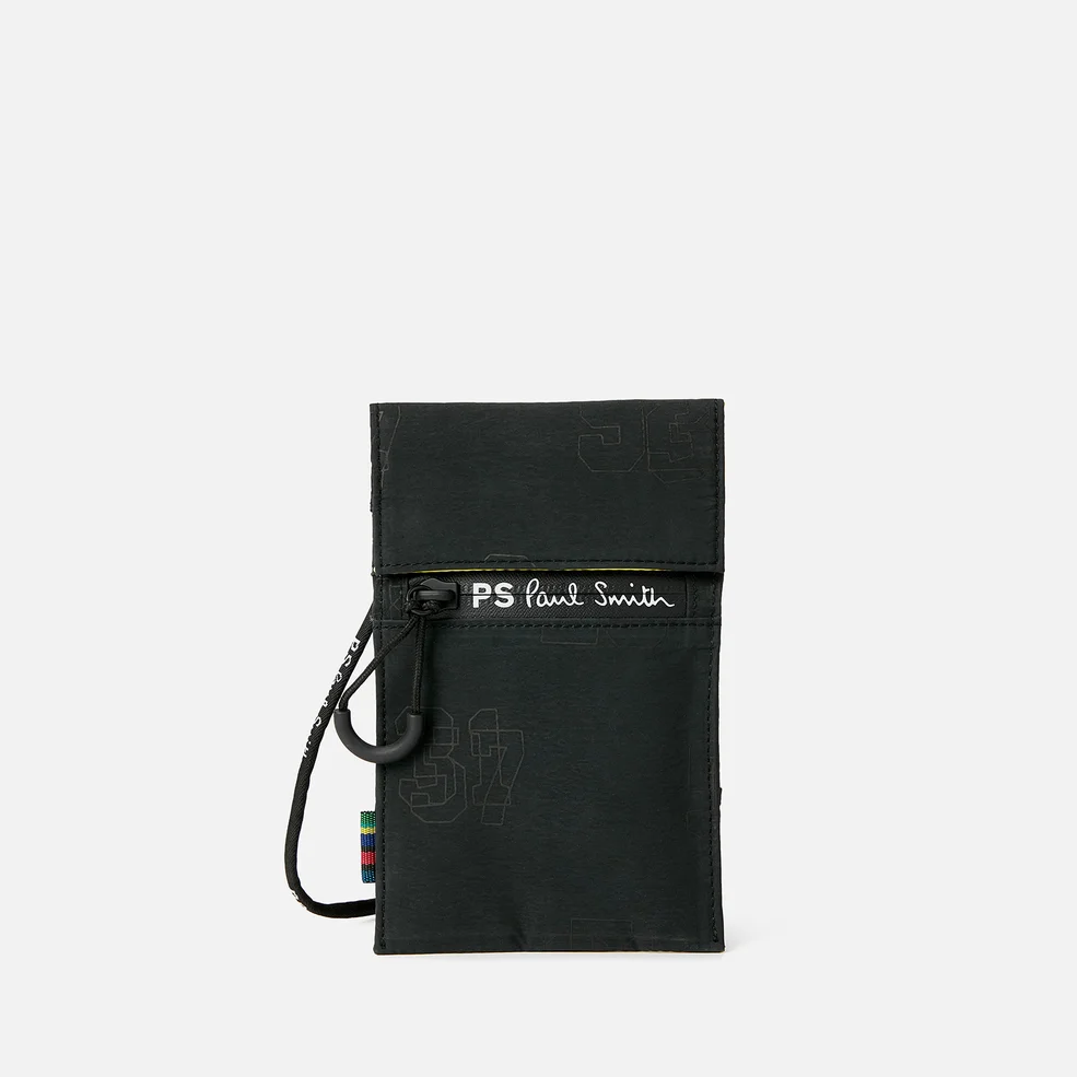 PS Paul Smith Men's Varsity Phonebag - Black Image 1