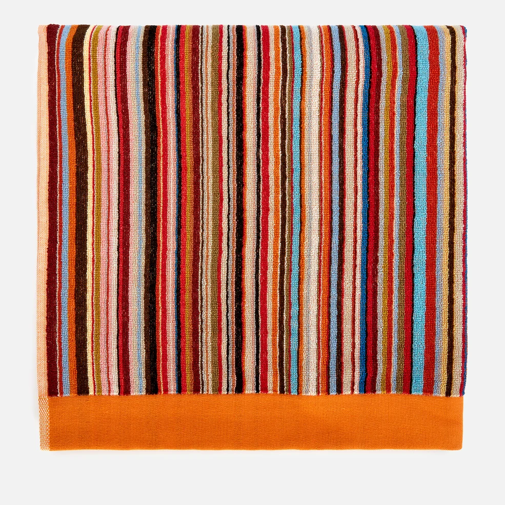 Paul Smith Men's Large Signature Stripe Towel - Multicolour Image 1