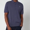 PS Paul Smith Men's Zebra Logo Pullover Polo Shirt - Purple - Image 1