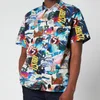 PS Paul Smith Men's Casual Fit Patterned Short Sleeve Shirt - Multi - Image 1