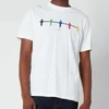 PS Paul Smith Men's Regular Fit Table Football T-Shirt - White - Image 1