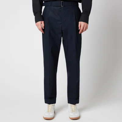 Officine Générale Men's Hugo Straight Fit Trousers - Dark Navy
