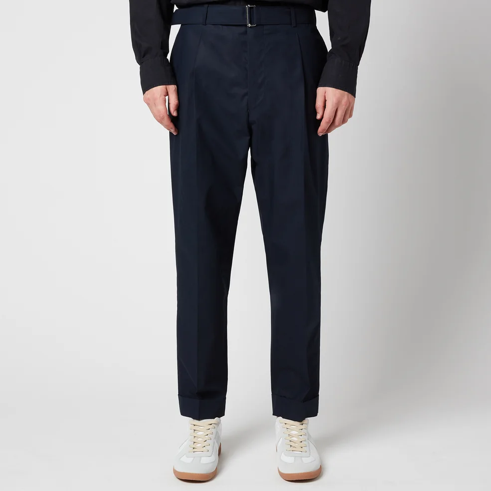 Officine Générale Men's Hugo Straight Fit Trousers - Dark Navy Image 1