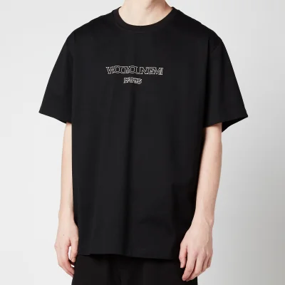 Wooyoungmi Men's Centre Logo T-Shirt - Black