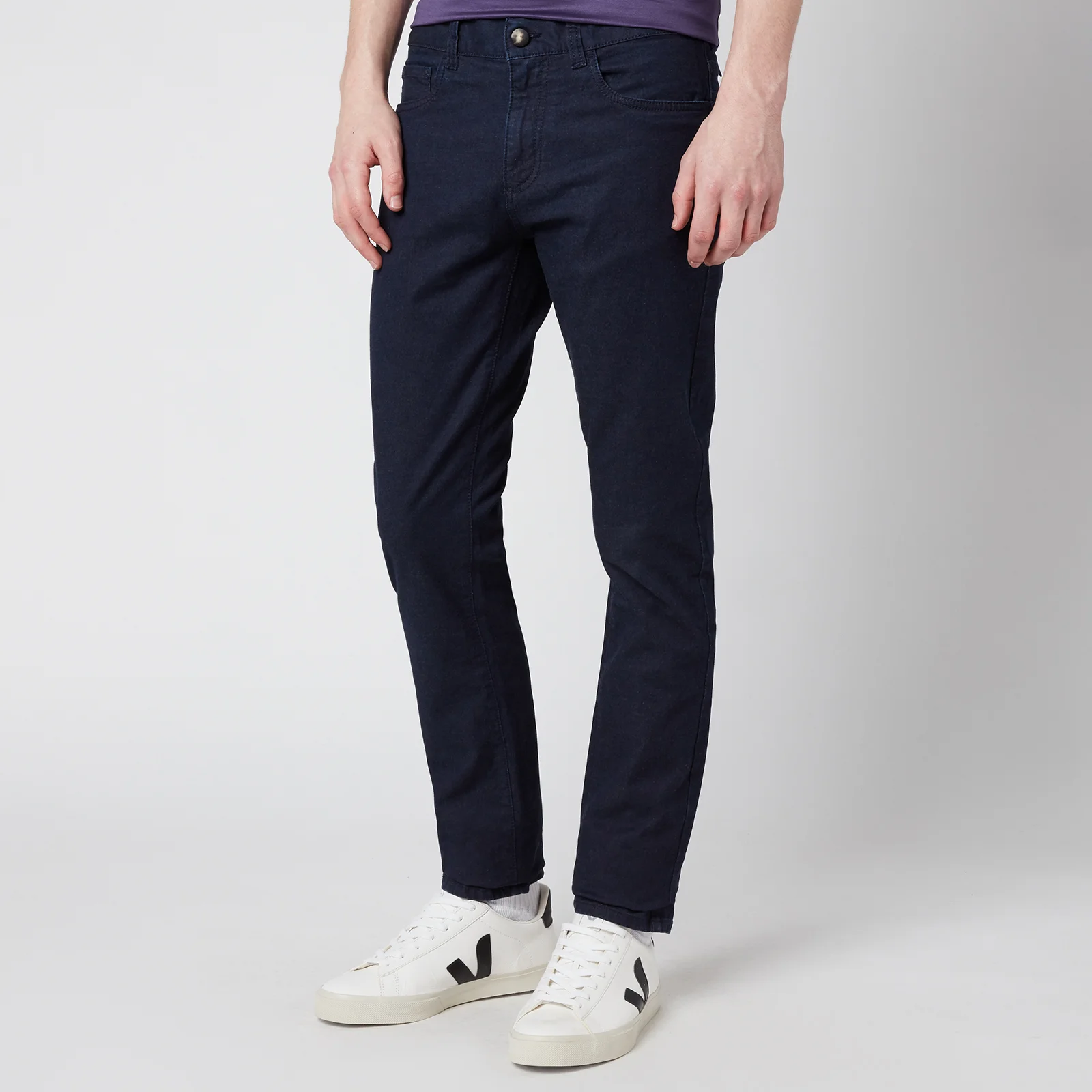Canali Men's Denim Comfort Stretch Jeans - Dark Denim Image 1