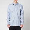 Canali Men's Micro Cotton Slim Fit Shirt - Mid Blue - Image 1