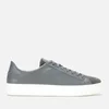 Canali Men's Lace Up Classic Leather Sneakers - Grey - Image 1