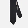 Canali Men's Knitted Slim Tie - Black - Image 1
