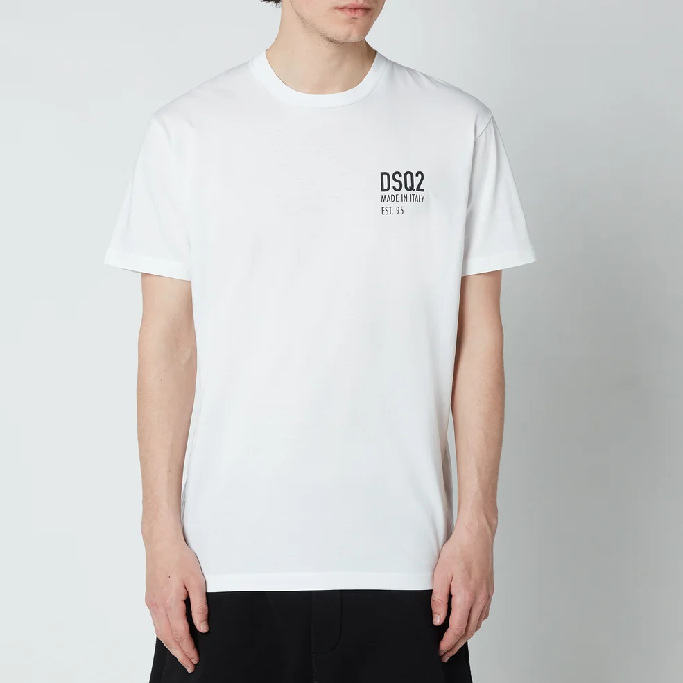 Dsquared2 Men's Cool Fit Made In T-Shirt - Optical White Image 1