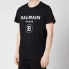 Balmain Men's Printed T-Shirt - Black - Image 1