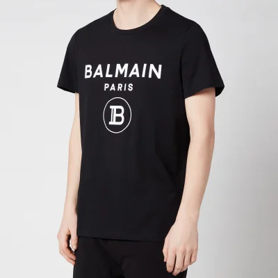 Balmain Men's Printed T-Shirt - Black