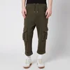 Balmain Men's Jersey Cargo Pants - Khaki - Image 1
