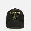 Balmain Men's Cotton Cap - Black/Gold - Image 1