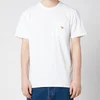 Maison Kitsuné Men's Profile Fox Patch Pocket T-Shirt - White - Image 1