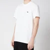Maison Kitsuné Men's Navy Fox Patch Classic T-Shirt - White - Image 1
