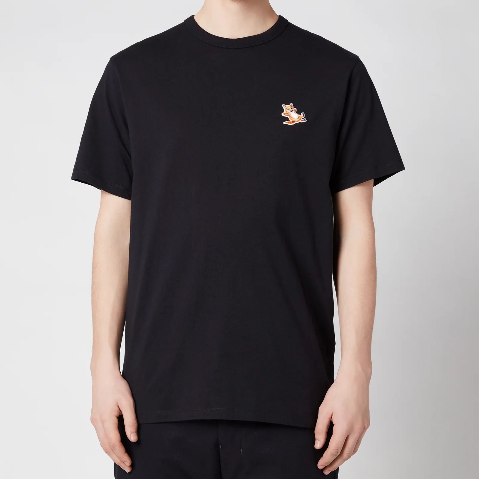 Maison Kitsuné Men's Chillax Fox Patch Classic T-Shirt - Black Image 1
