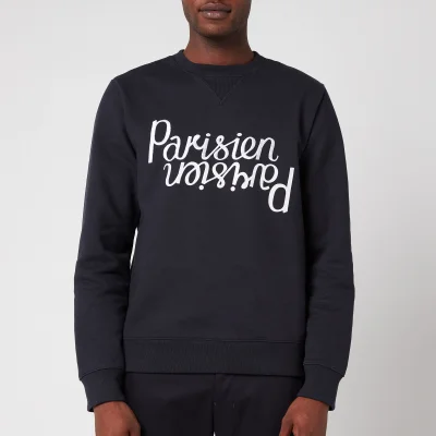 Maison Kitsuné Men's Parisien Reflection Sweatshirt - Dark Navy