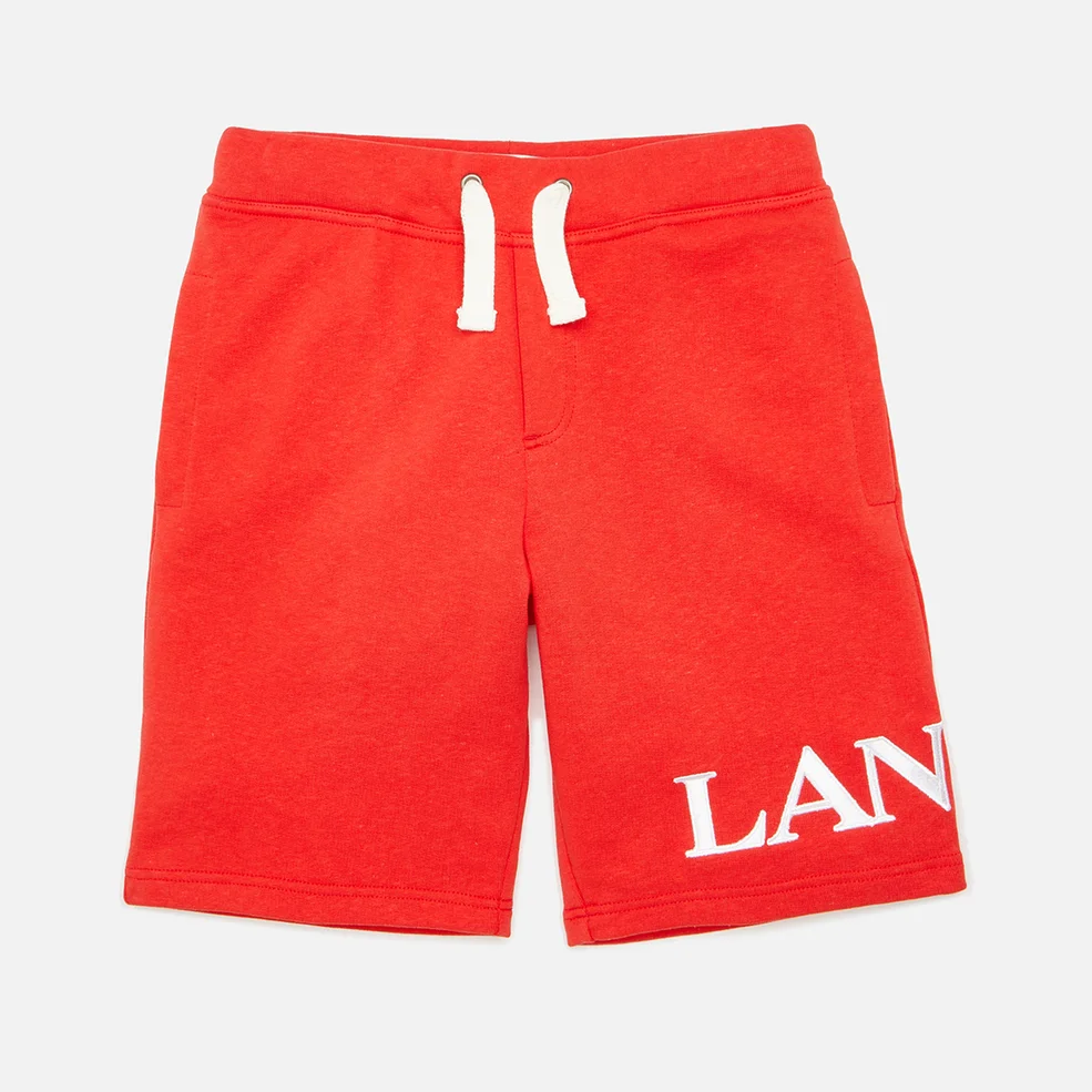 Lanvin Boys' Logo Shorts - Bright Red Image 1