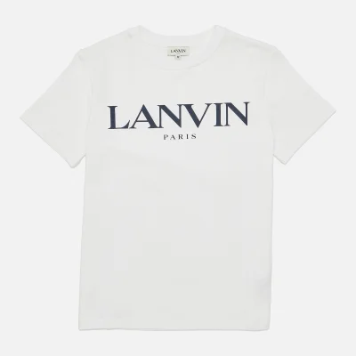 Lanvin Boys' Logo T-Shirt - White