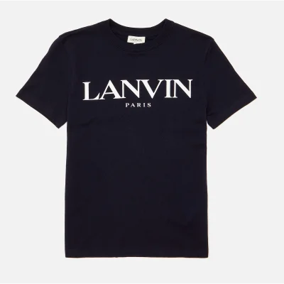 Lanvin Boys' Logo T-Shirt - Navy