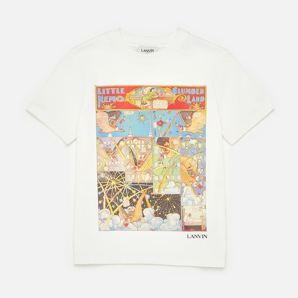 Lanvin Boys' Graphic T-Shirt - Offwhite Image 1