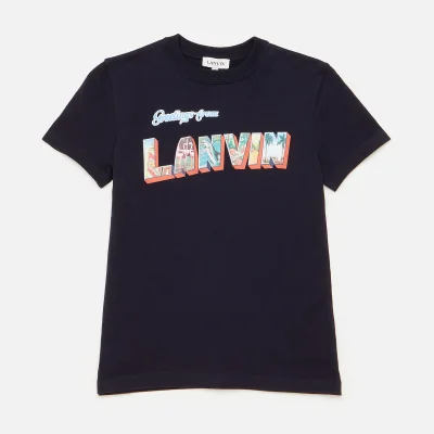 Lanvin Boys' Print T-Shirt - Navy