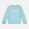 Lanvin Boys' Gold Logo Sweatshirt - Blue Dish - Image 1