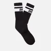 Rhude Men's Two Stripe Logo Socks - Black/White - Image 1