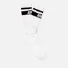 Rhude Men's Two Stripe Logo Socks - White/Black - Image 1